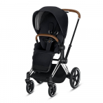Прогулочная коляска Cybex Priam III (шасси Chrome) — Premium Black