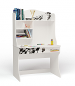 Стол с надстройкой ABC-KING Formula — белый