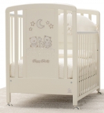 Детская кроватка Italbaby Happy Family Strass — крем