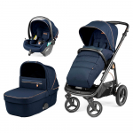 Коляска 3 в 1 Peg Perego Veloce TC Lounge — Blue Shine