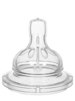 Круглая соска WeeBaby для бутылочек с широким горлышком — № 3, с 18 месяцев
