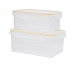 Контейнер DOSH I HOME SAGITTA прямоугольный пластик — набор 2 шт 0,55л, 1,4л