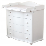 Пеленальный комод Красная звезда (Можга) С 566 — Белый