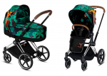 Коляска 2 в 1 Cybex Priam III Birds of Paradise — Chrome