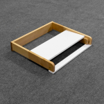 Складной универсальный пеленальный столик ANTEMI (СУПС) — Белый/Дерево