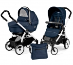 Коляска 2 в 1 Peg Perego Book 51 XL Modular (шасси White/Black) — Mod Navy