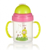 Поильник непроливайка Farlin, 200 мл. — Розовый