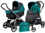 Коляска 2 в 1 Peg Perego Book Plus Pop Up Modular — Aquamarine