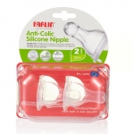 Эластичные силиноконовые соски Farlin на стандартное горлышко, 2 шт. — Средний поток