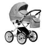 Коляска 2 в 1 Indigo INDIGO Special Plus 14" — серая кожа