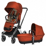 Коляска 2 в 1 Cybex Priam (шасси All Terrain Matt Black) — Autumn Gold