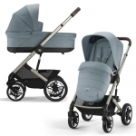 Коляска 2 в 1 Cybex Talos S Lux — TPE Stormy Blue
