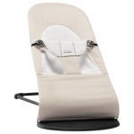 Детский шезлонг BabyBjorn Balance Cotton Jersey — Бежевый с серым