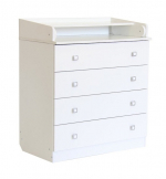 Пеленальный комод Фея 1580 — Белый