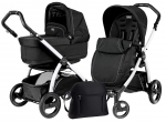 Коляска 2 в 1 Peg Perego Book S Pop Up Combo — Onyx