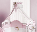 Балдахин с держателем Roman Baby STELLA STELLINA — Pink (Розовый)