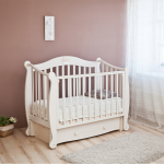 Детская кроватка Красная звезда (Можга) Валерия С 707 (маятник) — Ваниль