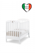 Детская кроватка Erbesi Tatino — белый/песочный