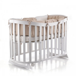 Кровать Fiorellino Cloud овальная 120*60 — white