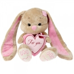Мягкая игрушка Maxi Toys Зайка Jack&Lin с Сердцем — 50 см