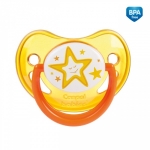 Пустышка анатомическая Canpol Night Dreams силикон, 0-6 мес., арт. 22/500 — желтый