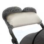 Муфта для рук на коляску Esspero Four Lux (Натуральная шерсть) — Beige