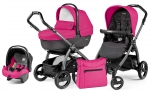 Коляска 3 в 1 Peg Perego Book S XL Modular System (шасси Jet) — Bloom Pink