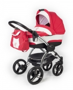 Коляска для новорожденных Esspero I-Nova (шасси Chrome) — Red Lux