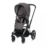 Прогулочная коляска Cybex Priam III (шасси Chrome Black) — Manhattan Grey