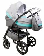 Коляска 2 в 1 Peppy Carolina — серый