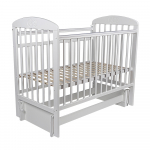 Детская кроватка Мой малыш 09 (маятник-универсальный) — Белый