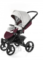 Прогулочная коляска Esspero Grand Tour (шасси Black) — Maroon leatherette