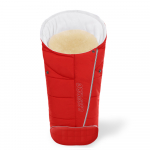 Конверт в коляску Esspero Maris Plus Y (флис + натуральный мех) — Red