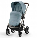 Прогулочная коляска Cybex Talos S Lux — TPE Stormy Blue с дождевиком
