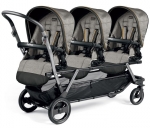 Коляска для тройни Peg Perego Triplette — Luxe Grey
