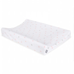 Простынь Ceba Baby на резинке на пеленальный матрасик 50x70 см — Medium Stars & Pink