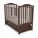 Детская кроватка Gandilyan (Гандылян) Людмила (маятник) — Орех
