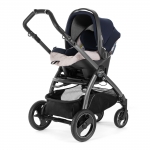 Автокресло Peg Perego Primo Viaggio SL на шасси Book 51S (шасси White/Black) — Luxe Beige