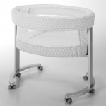 Колыбель Micuna Smart Fresh MO-1456 — Grey Dots/Aluminium