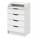 Пеленальный комод Sweet Baby Bravo — Белый премиум