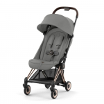 Прогулочная коляска Cybex Coya — Rosegold Mirage Grey + дождевик + бампер