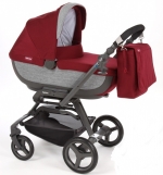 Коляска 2 в 1 Inglesina Quad System — красный/серый