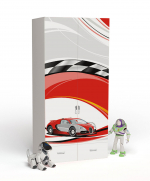 Шкаф 2х дверный ABC-KING LA-MAN — красный