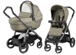 Коляска 2 в 1 Peg Perego Book S XL Modular (шасси Jet) — Geo Beige