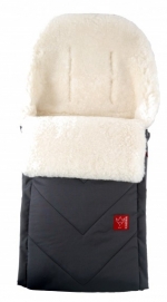 Меховой конверт Kaiser DUBLAS  — Anthracite/White