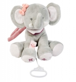 Мягкая музыкальная игрушка Nattou Soft Toy Adele Valentine — Слоник 424059