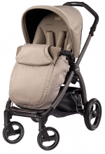 Прогулочная коляска Peg Perego Book 51 Pop Up Completo (шасси White/Black) — Cream