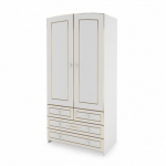 Шкаф Gandylyan двухдверный Люкс — Белая ночь