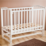 Детская кроватка Красная звезда (Можга) Кристина С 619 (маятник) — Белый