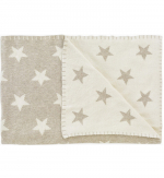 Плед Schardt Big Star, 95х120 см — бежевый